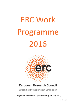 2016 funding program