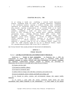 Laws of 2008: CHAPTER 358--S.F. 3780 - Entire bill (PDF: 962KB/34 pages)