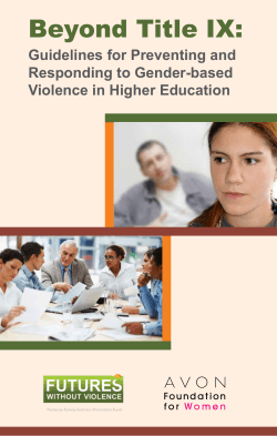Beyond Title IX