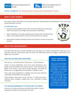 MDH Safe Harbor Overview(PDF)