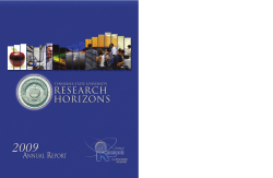 Research Horizons - 2009