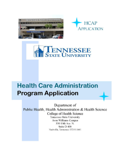 Health Care Administration Application