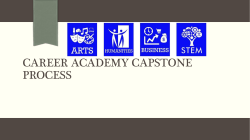 Capstone Application Process