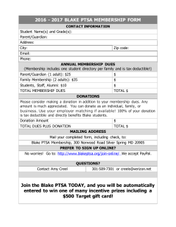 PTSA Membership Form