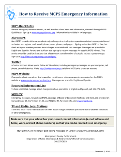 Emergency Notification for Weather