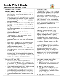 Inside 3rd Grade 2015-16