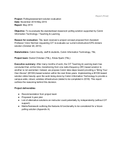 Polling/assessment evaluation