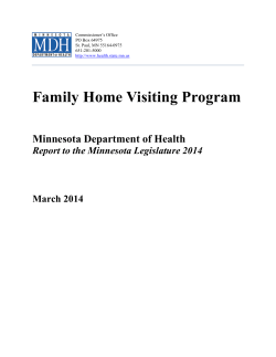 Family Home Visiting Program (PDF: 625KB/51 pages)