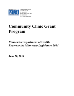 Community Clinic Grant Program (PDF: 489KB/13 pages)