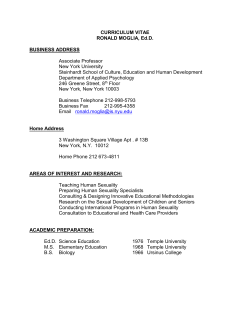 Curriculum Vitae