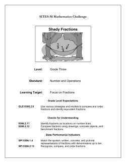 Fractions
