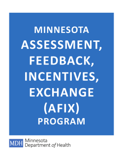 Minnesota AFIX Program (PDF)