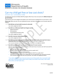 Sample handout: Can my child get free or low cost shots? (Word)