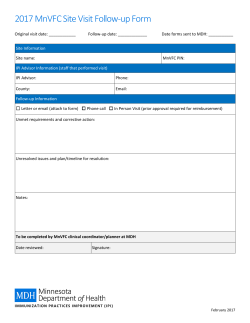 2016 MnVFC Site Visit Follow-up Form (PDF)