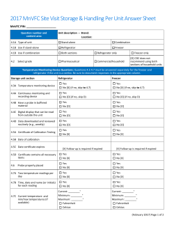 2016 MnVFC Site Visit Storage Handling Per Unit Answer Sheet (PDF)