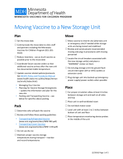 Moving Vaccine to a New Storage Unit (PDF)
