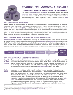 Community Health Assessment in Minnesota