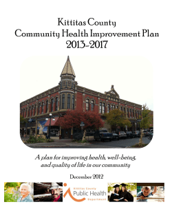 Kittitas County Community Health Improvement Plan 2013-2017 (PDF)
