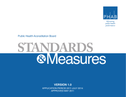 Standards and Measures, Version 1.0 (PDF)
