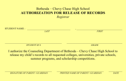 Authorization for Release of Records