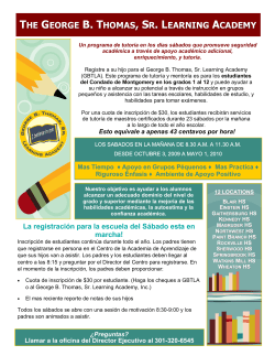 GB Learning Acad. flyer spanish 09
