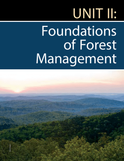 Missouri Forest Management Guidelines Unit 2
