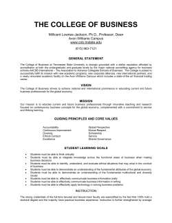 COB UG Catalog Revisions Aug  2013