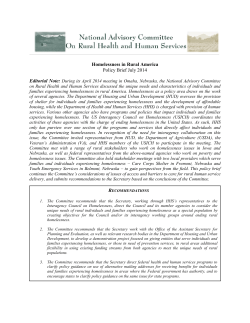 Homelessness in rural America