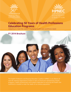 Celebrating 50 years of health professions education programs