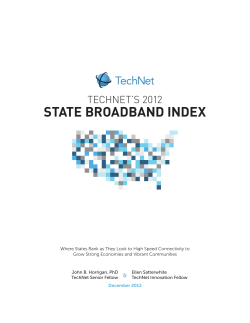 Annual Report and Broadband Plan