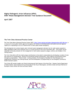 H5N1 Waste Management Decision Tree Guidance Document (PDF: 139KB/14 pages)