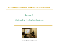 Minimizing Health Implications