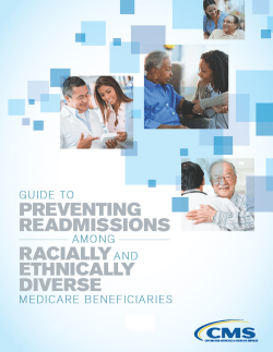 Guide to Preventing Readmissions among Racially and Ethnically Diverse Medicare Beneficiaries