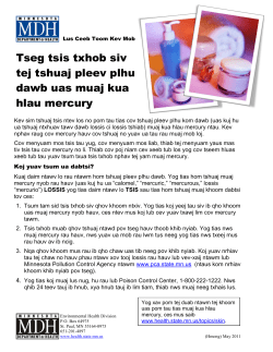 Hmong version: Stop using skin lightening products containing mercury (PDF: 140KB/1 page)