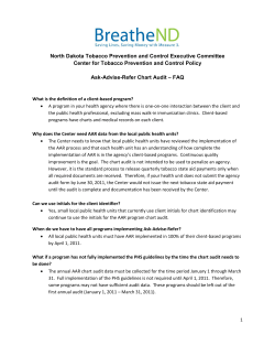 Partnership4Health Sample Chart Audit FAQ