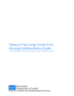 Tobacco-Free Living (Smoke-Free Housing)