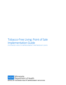 Tobacco-Free Living (Point of Sale)