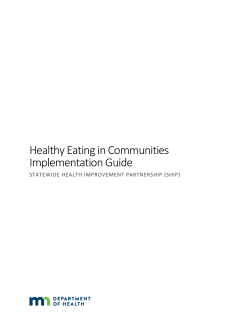 Healthy Eating in Communities