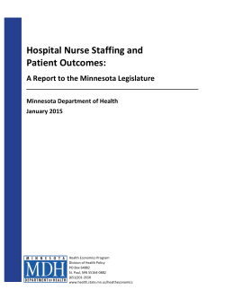 Nurse Staffing Levels and Patient Outcomes (PDF: 632KB/38 pages)