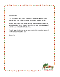 Theme Unit Parent Letter