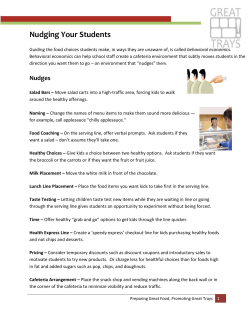 Nudging Your Students