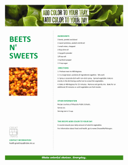 Sample Home-sized Recipe (PDF: 692KB/1 page)