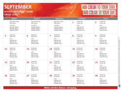 Menu Template featuring red peppers