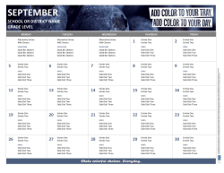 Menu Template featuring blueberries