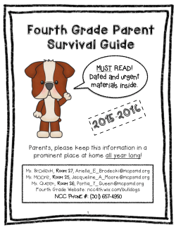 2015 survival guide grade 4