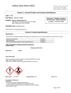Material Safety Datasheet 26258 (PDF)