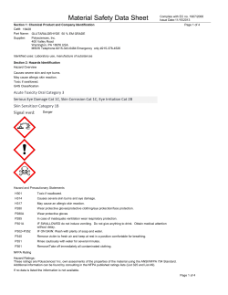 Material Safety Datasheet 18428 (PDF)
