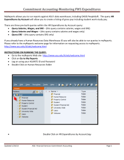 Federal Work Study