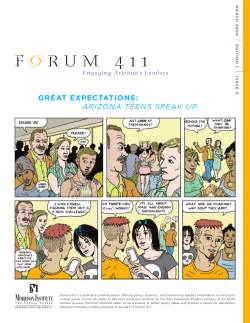 Morrison Forum 411 Teens report