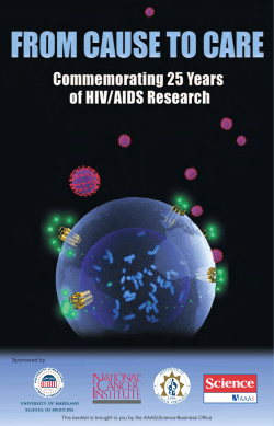 HIV/AIDS 25th Anniversary Collection (PDF) (1.89 MB)